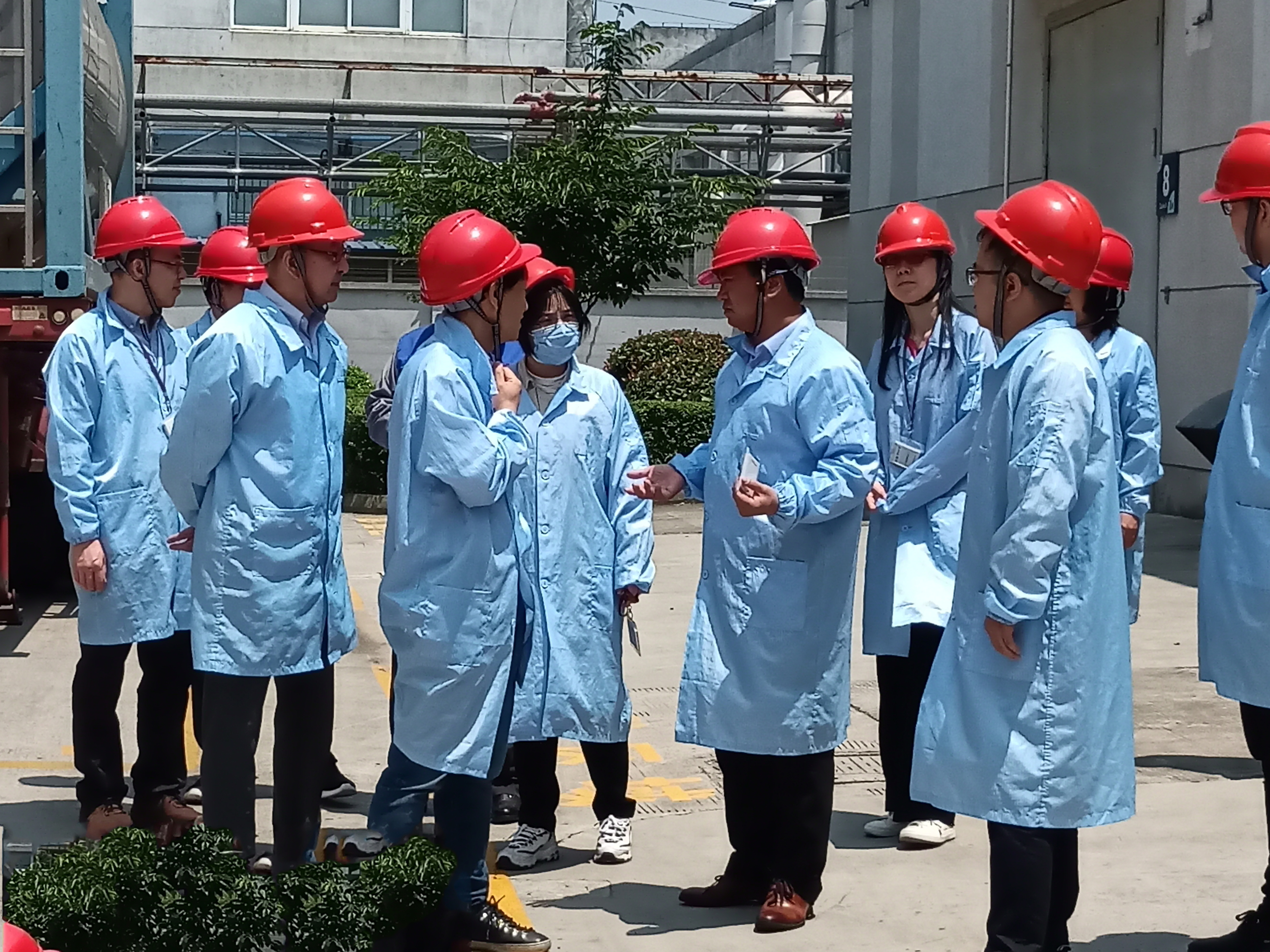 【企业动态】上海集成电路材料研究院、中石化上海院一行到访全发国际